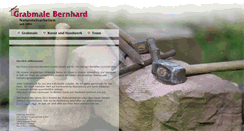 Desktop Screenshot of grabmale-bernhard.de